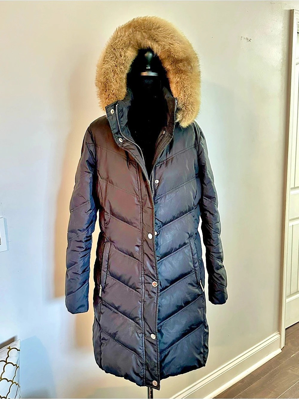 Michael Kors MICHAEL Kors Faux-Fur-Trim Down Puffer Coat MICHAEL Faux-Fur-Trim